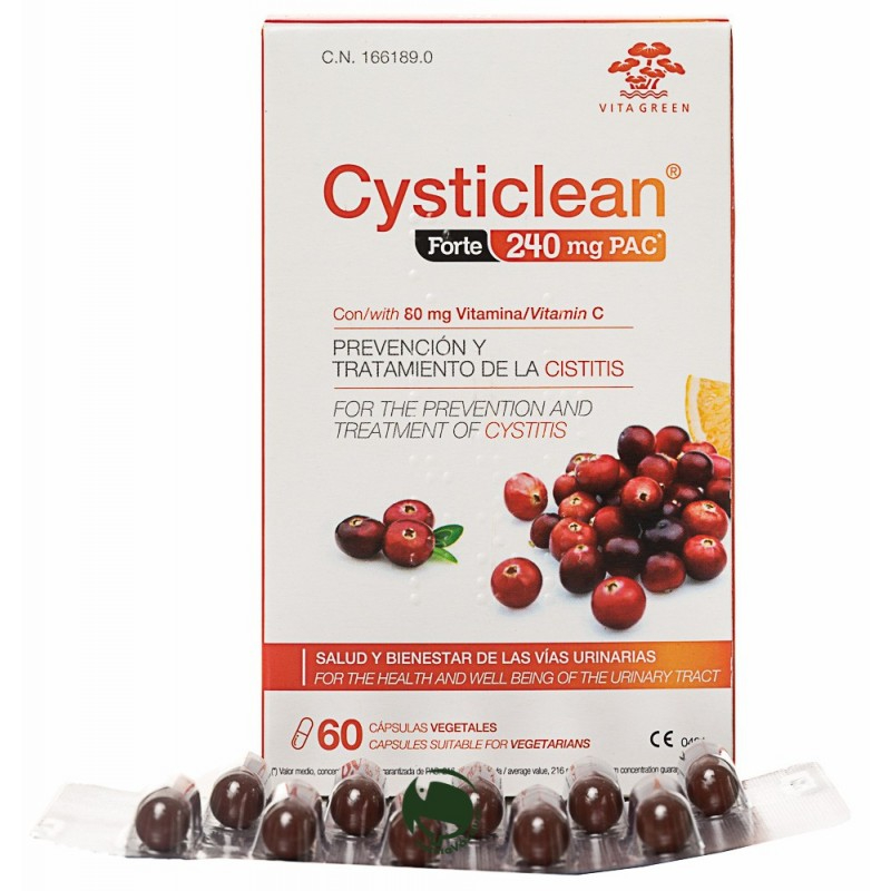 Cysticlean Pro-B 240mg PAC+ 10caps veg