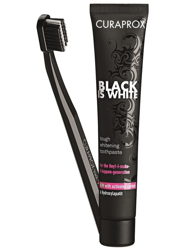 Black is White Pasta Preta 90ml+Escova Preta