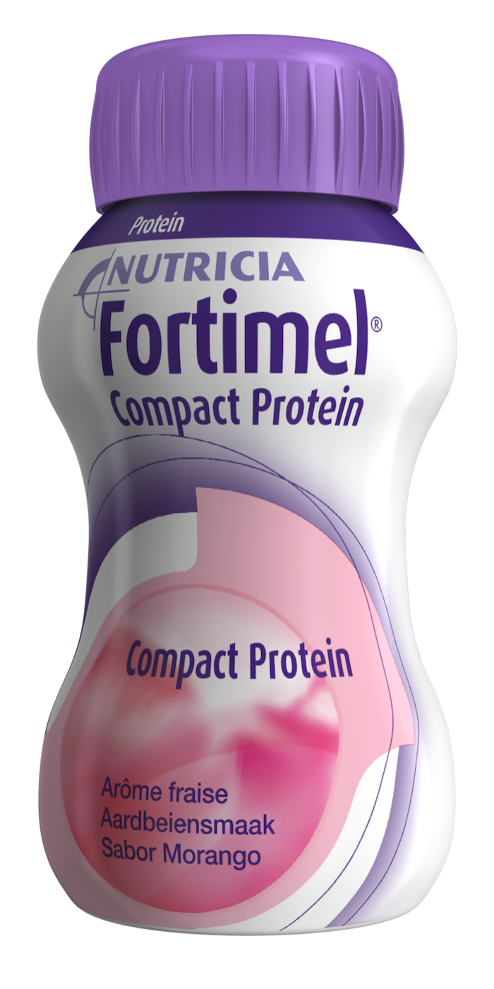 Fortimel Compact Protein Morango 4x125ml