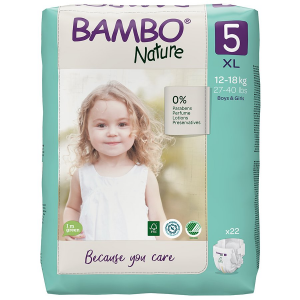 Bambo Nature Fralda Tam5 12-18Kg 22un