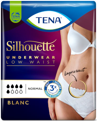 Tena Silhouette Cueca Branco Norm TamL 10un-795620