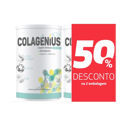 Colagenius Active Pó 330g - Desc 50% 2ªun