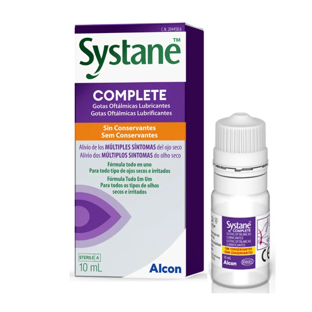 Systane Complete Gotas Oftálmicas Sem Conservantes 10ml