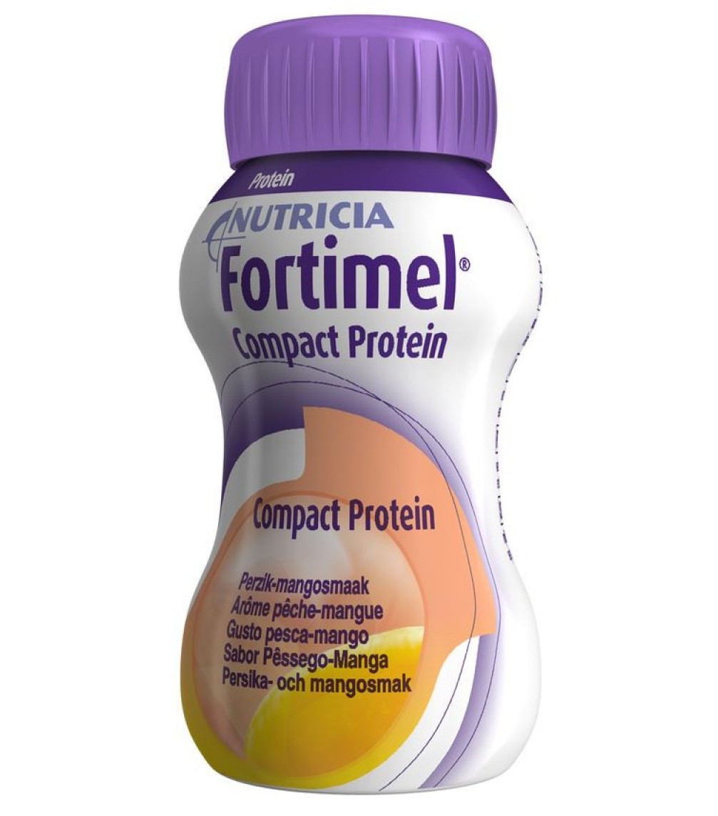 Fortimel Compact Protein Pêssego/Manga 125ml x 4