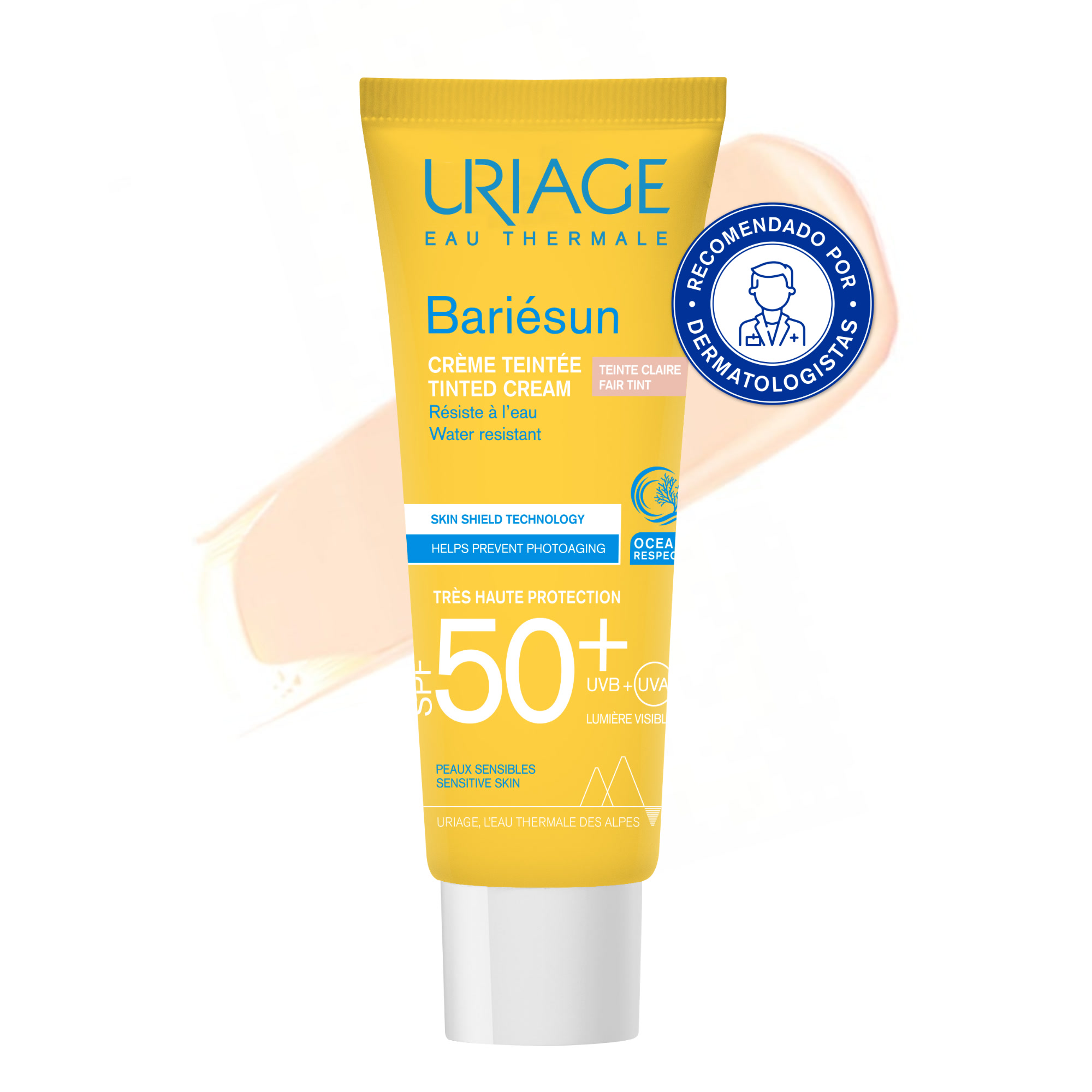 Uriage Bariesun FPS50+ Creme com Cor Claire 50ml