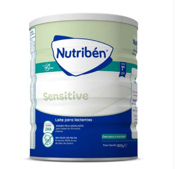Nutriben Sensitive Leite 0M+ 800g