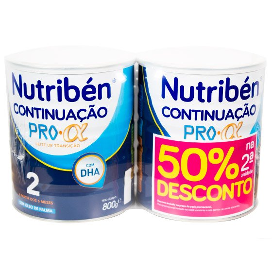 Nutriben Contin Pro-Alfa 2 800g 2un -Desc 50% 2ªun