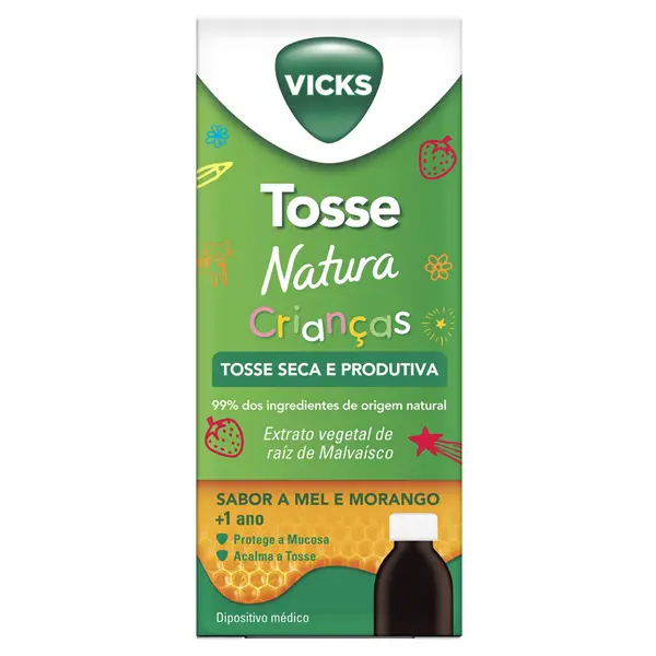 Vicks Formula Nat Crianças Tosse Seca 140ml