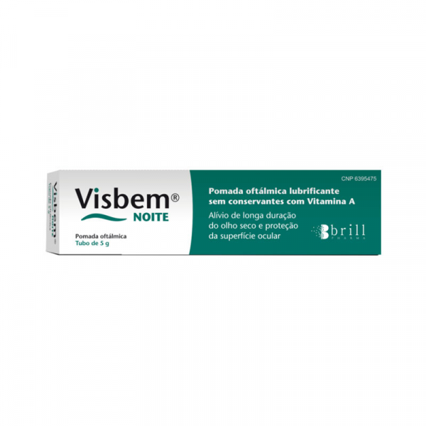 Visbem Noite Pomada Oftálmica 25000UI/100g 5g