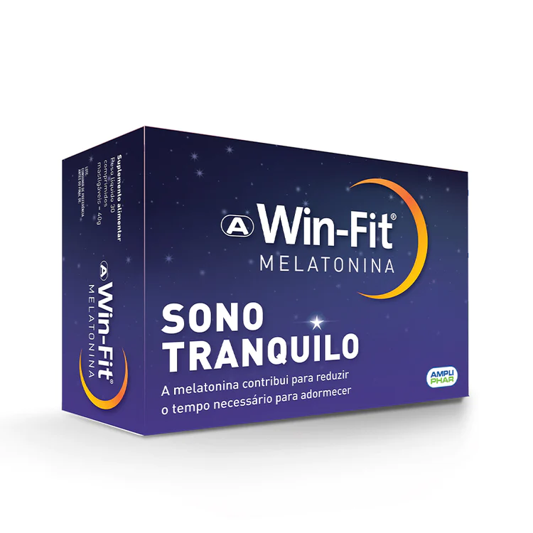 Win-Fit Melatonina 60 comprimidos mastigáveis