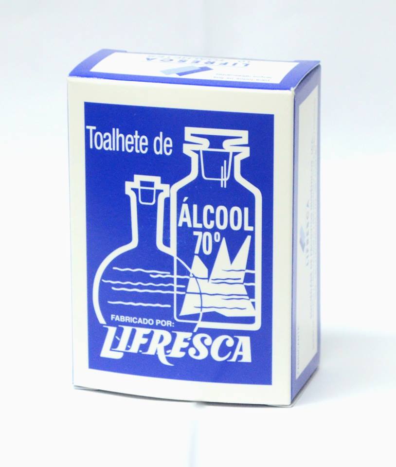 Álcool 70% Toalhetes Lifresca 10un