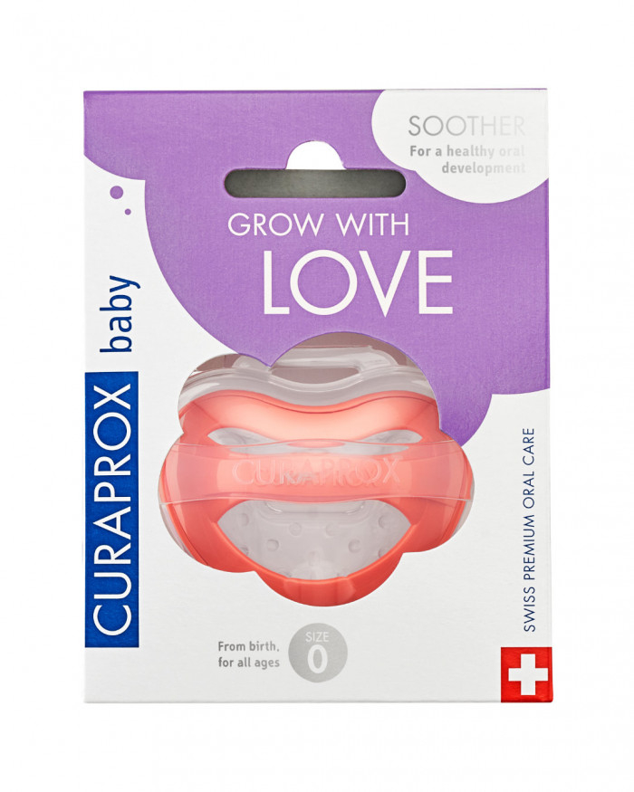 Curaprox Baby Soother Chupeta Coral Tam0