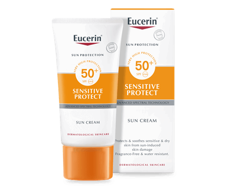 Eucerin Sensitive Protect Sun Cream Rosto SPF50+ 50ml