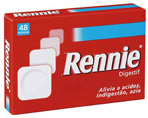 Rennie Digestif 48 comprimidos mastigáveis