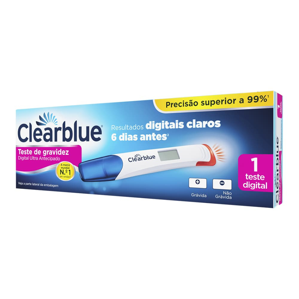 Clearblue Teste Gravidez Digital Ultra Antecipado