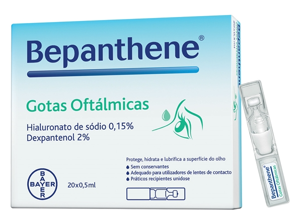 Bepanthene Gotas Oftálmicas 0,5ml 20 Unidoses