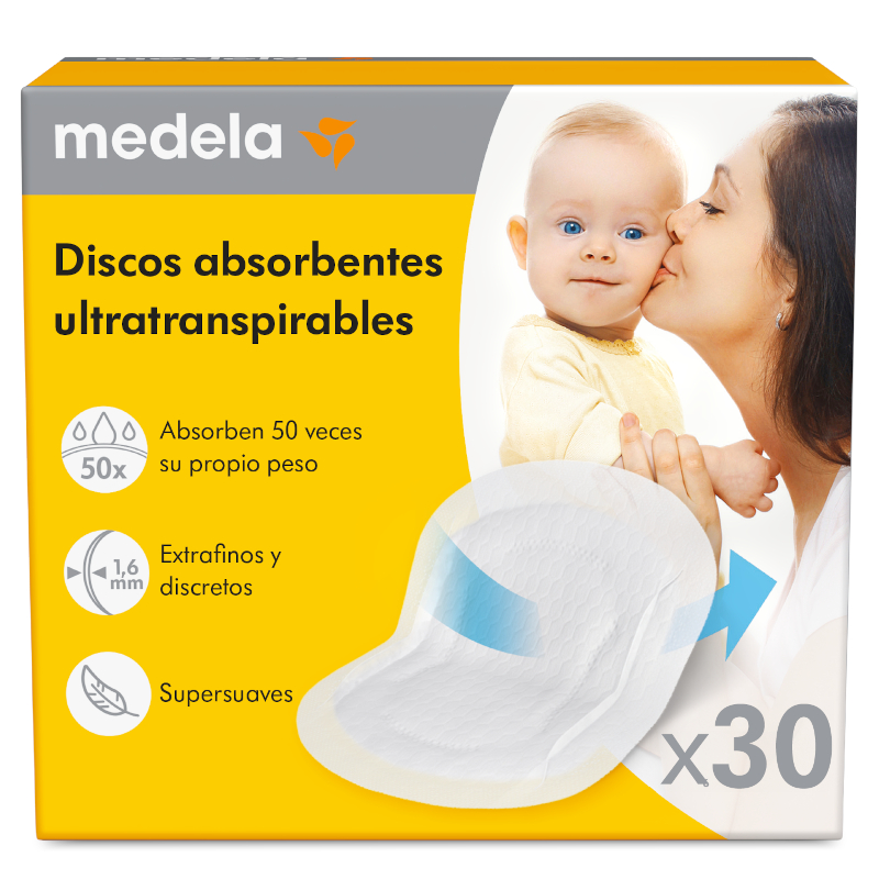 Medela Protetores Seio Ultra Respiráveis 30un