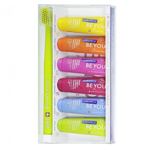 Curaprox Be You Kit Pasta Dentifrica 10ml 6un + Escova
