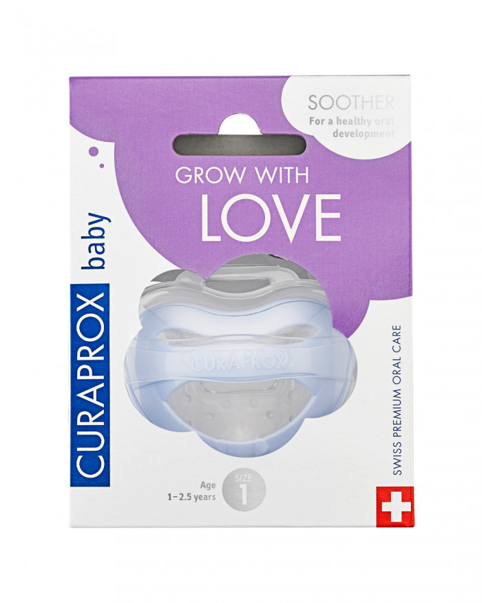 Curaprox Baby Soother Chupeta Azul Tam1