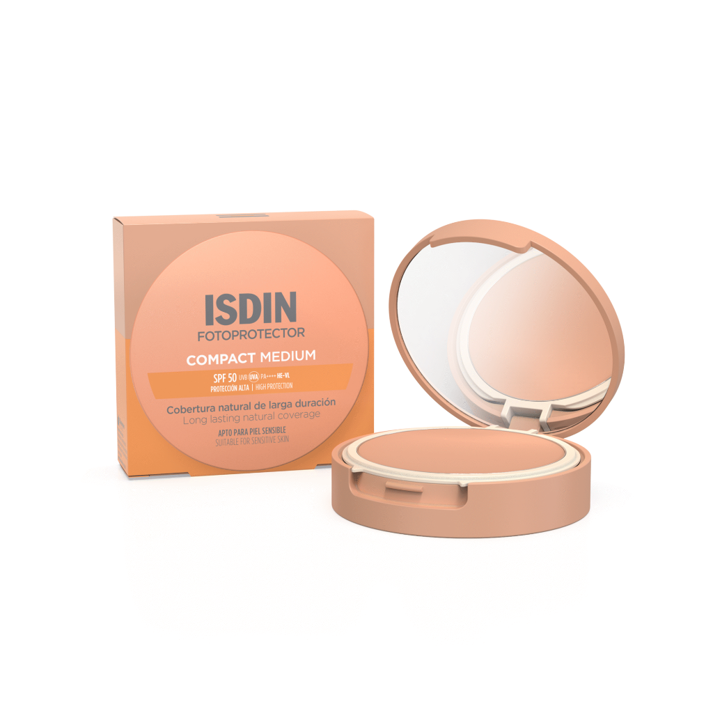 Isdin Sonnenschutz Kompakt Cr Farbe Mittel SPF50 10g