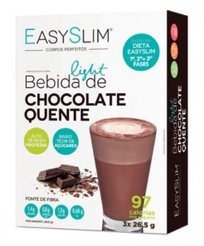 EasySlim Bebida Light Chocolate Quente 3saq