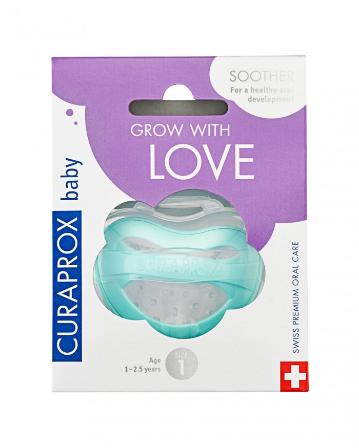 Curaprox Baby Soother Chupeta Turquesa Tam1