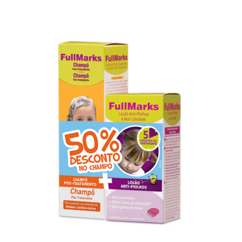 Fullmarks Loção + Pente + Champô Tratamento - Promo