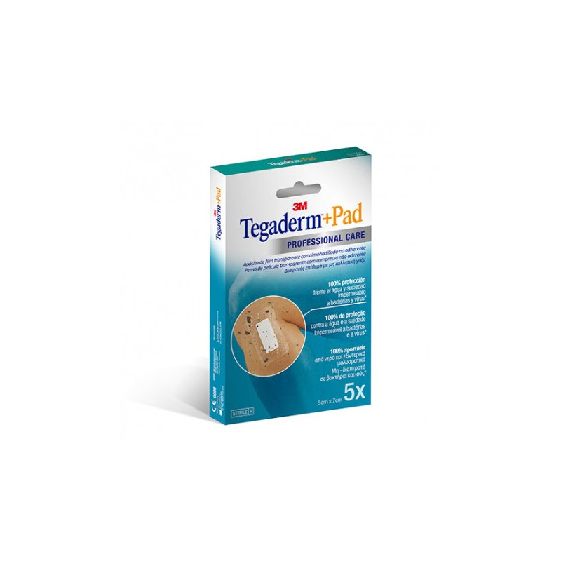 Tegaderm+Pad Penso Absorvente 5cmx7 cm 5un -3582P