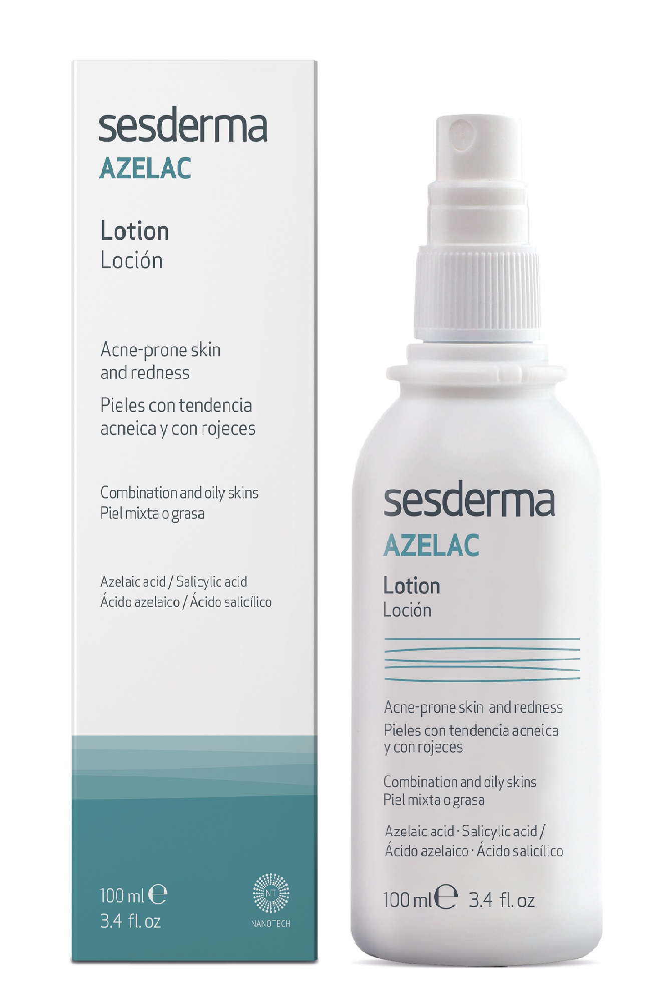 Sesderma Azelac Loção Corpo Rosto Cabelo 100ml