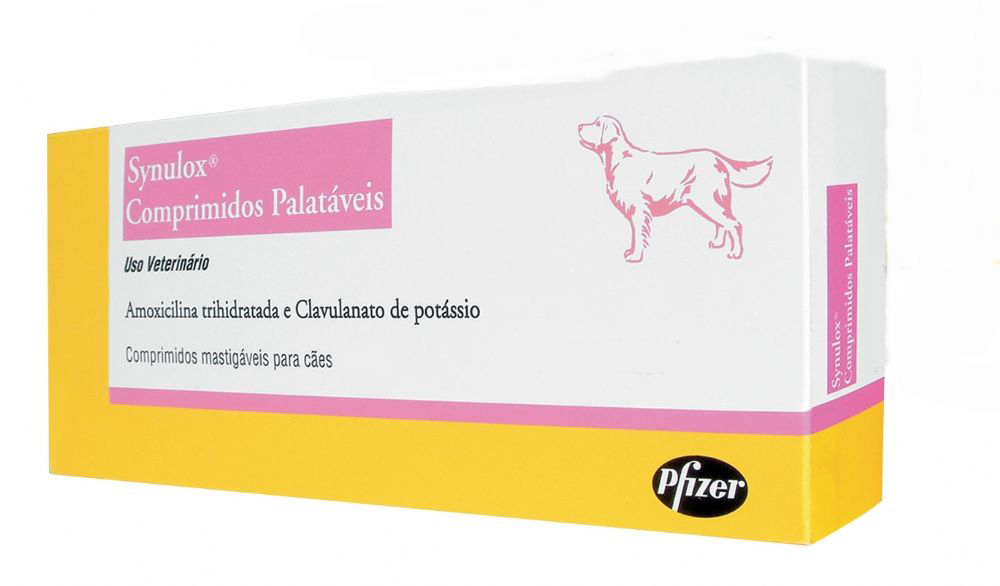 Synulox 250mg 10comp Palatáveis VET