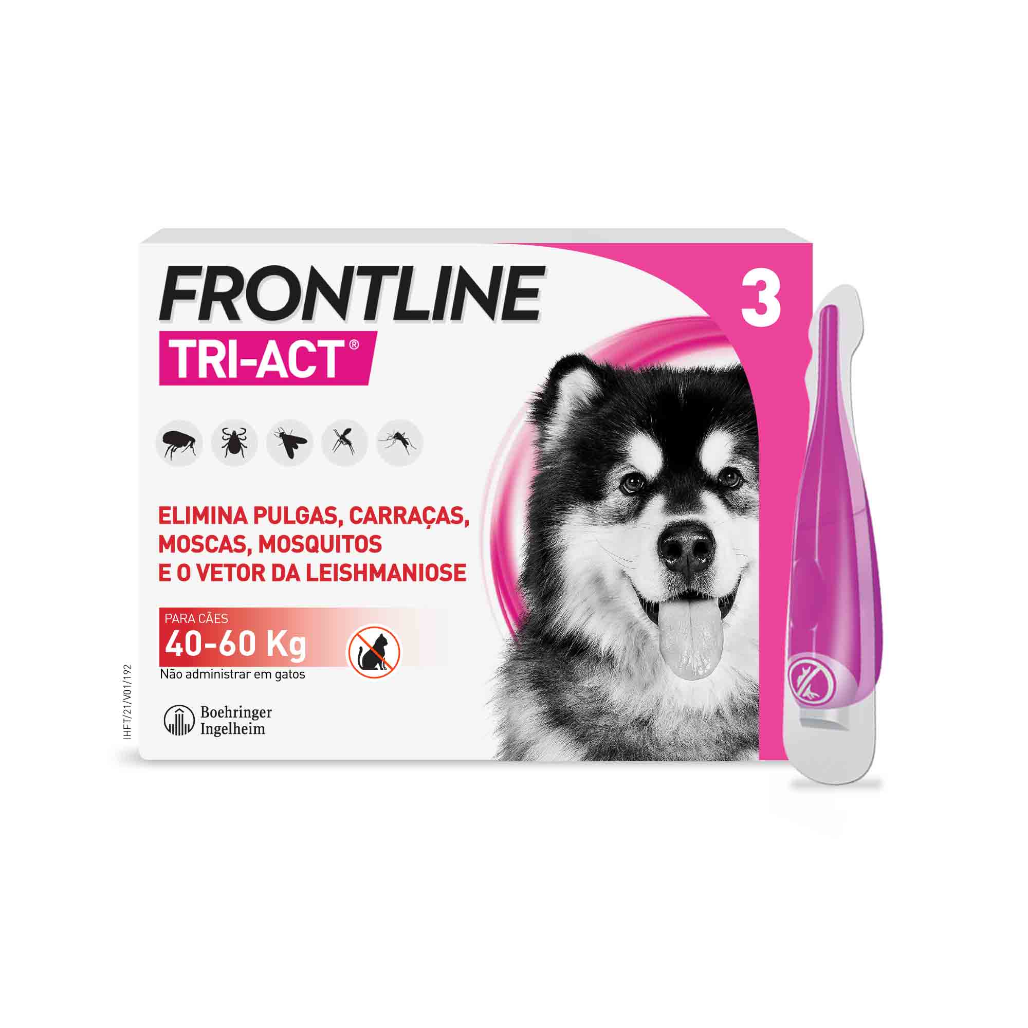 Frontline Tri-Act XL Cães 40-60Kg VET