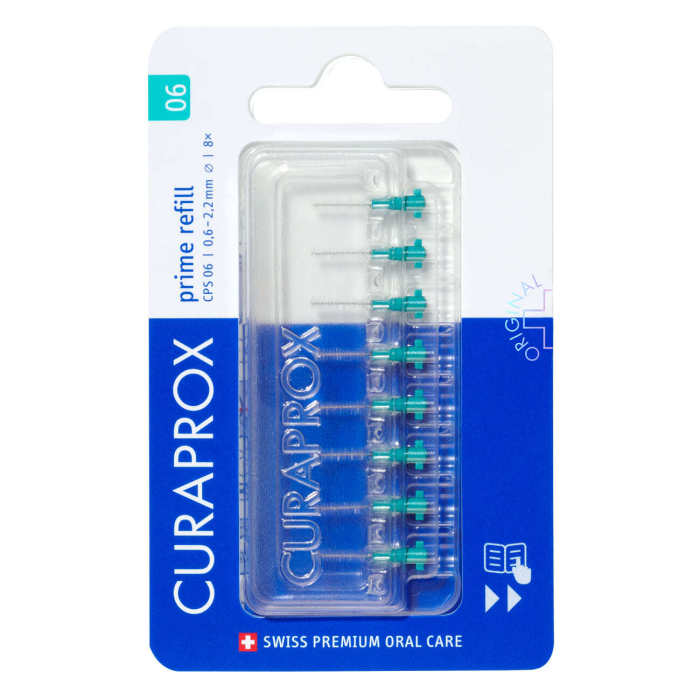 Curaprox CPS 06 Prime Recarga Escovilhao 8un