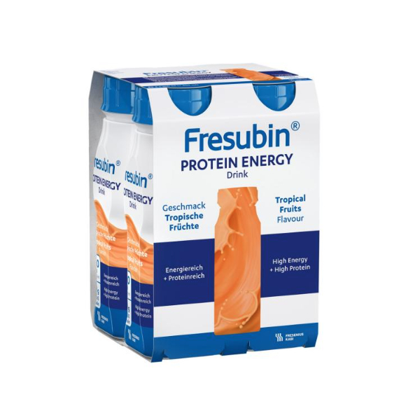 Fresubin Protein Energy Drink Frutos Tropicais 200ml 4un