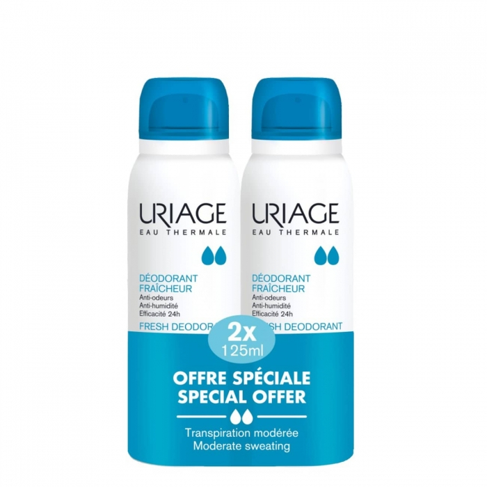 Uriage Duo Deo Fresh 125ml 2un -Promo