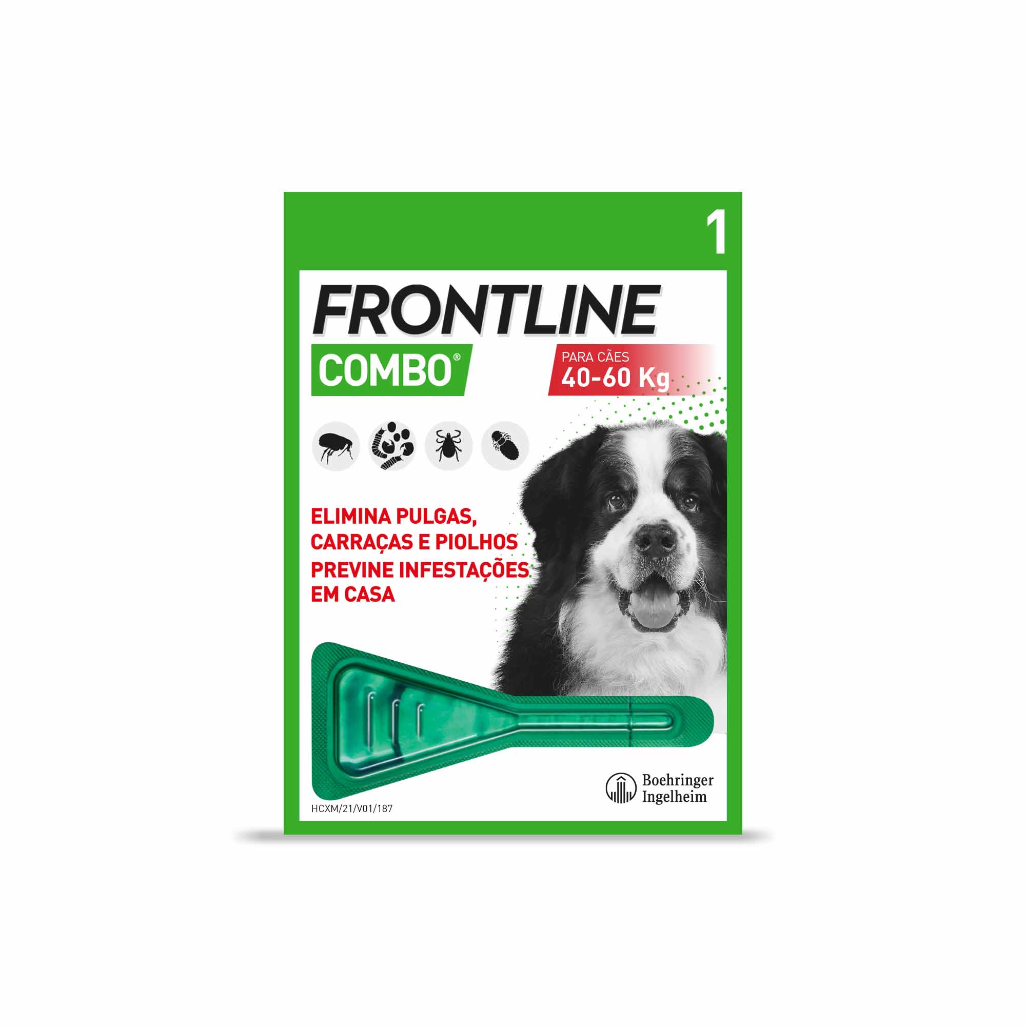 Frontline Combo XL Cão 40-60Kg 1un VET