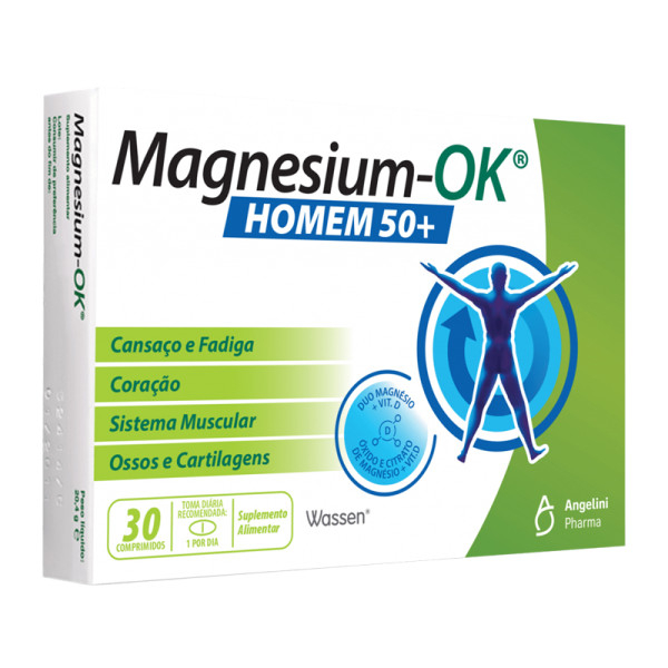 Magnesium-OK Homem 50+ 30comp