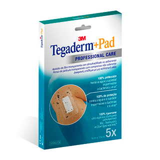 Tegaderm+Pad Penso Absorvente 9cmx15cm 5un -3589P