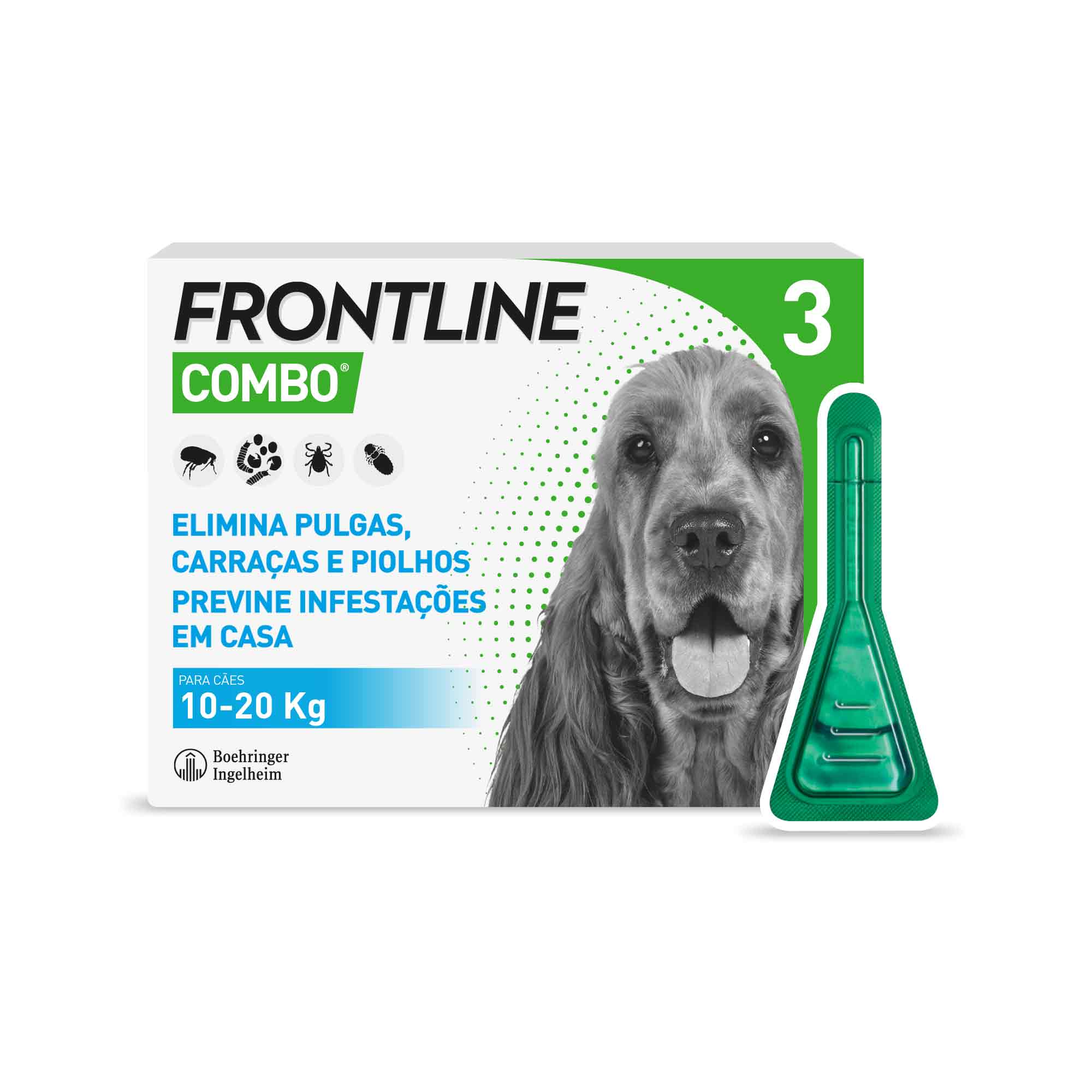 Frontline Combo Cães 10-20Kg 3un VET