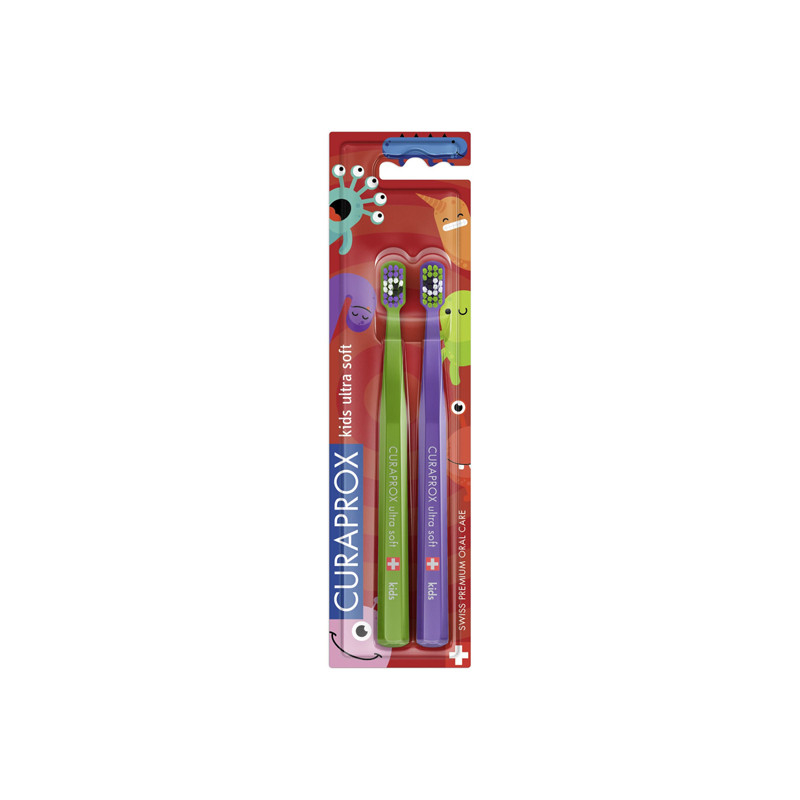 Curaprox CS Kids Escova Dentes Little Bacteria 2un