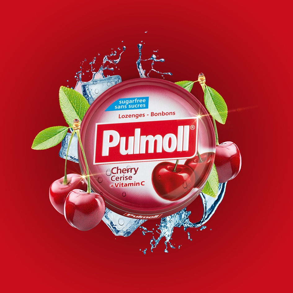 Pulmoll Pastilhas S/Açúcar Cereja 45g