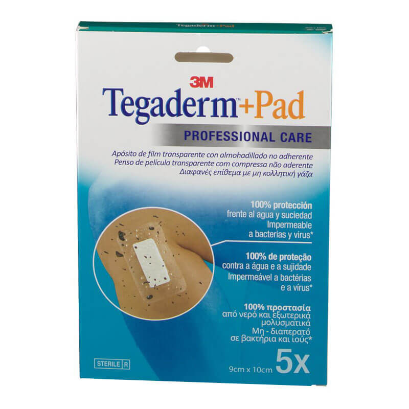 Tegaderm+Pad Penso Transp 9cmx10cm 5un