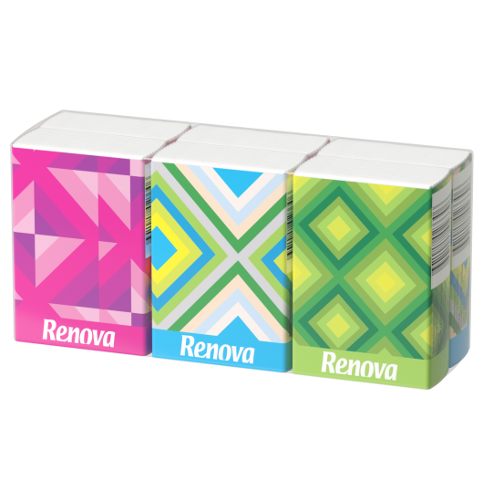 Renova Lenços Brancos Compactos 4F 6un