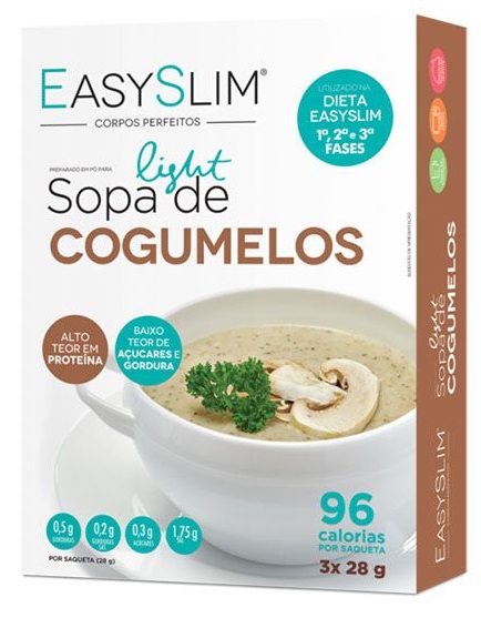 EasySlim Sopa Light Cogumelos 3saq