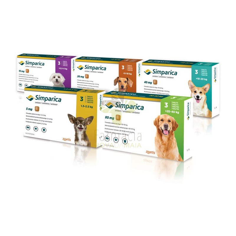 Simparica Trio Cães 10-20kg 3 comp mast VET