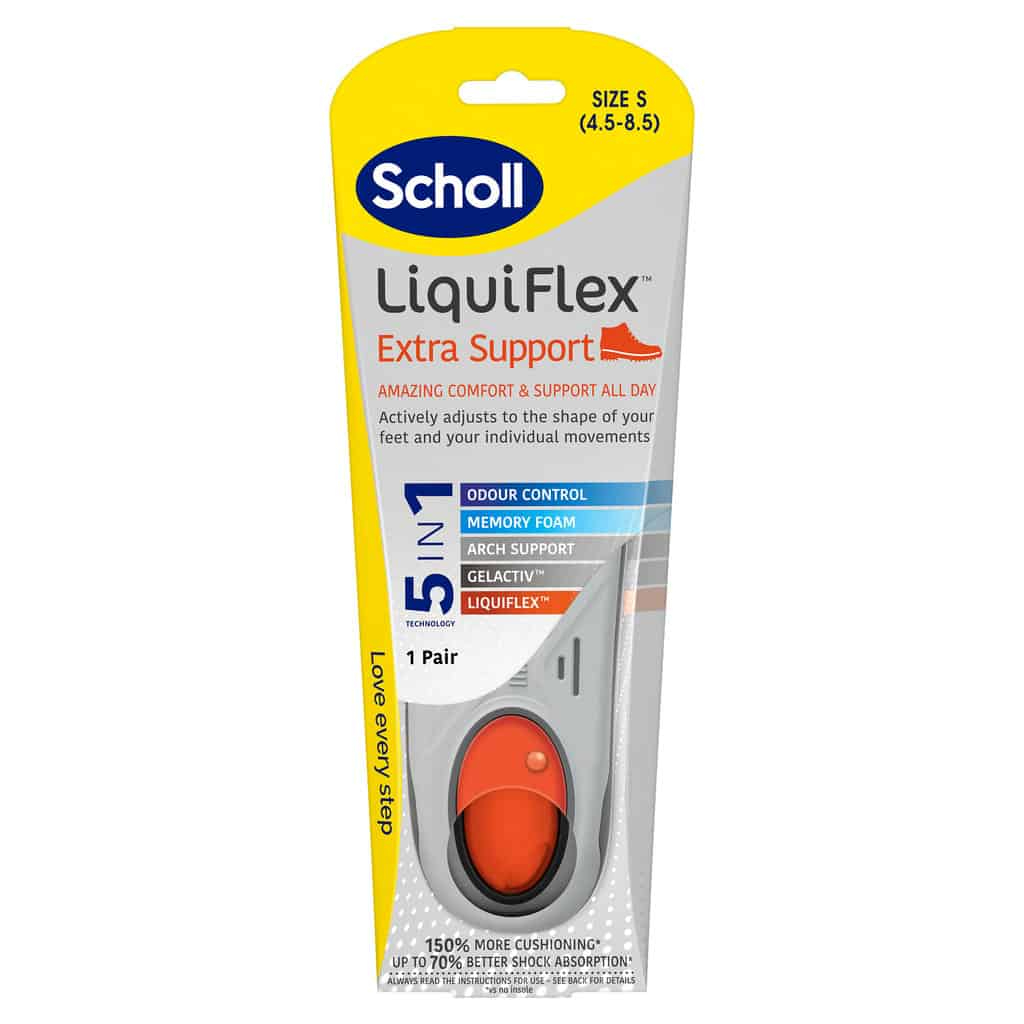 Scholl Palmilha 5em1 Liquiflex Apoio Extra TamL
