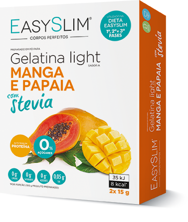 EasySlim Gelatina Light Manga Papaia 15g 2saq