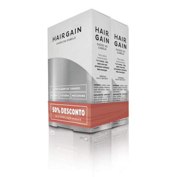 Pack Hair Gain 60comp -50% 2a embalagem