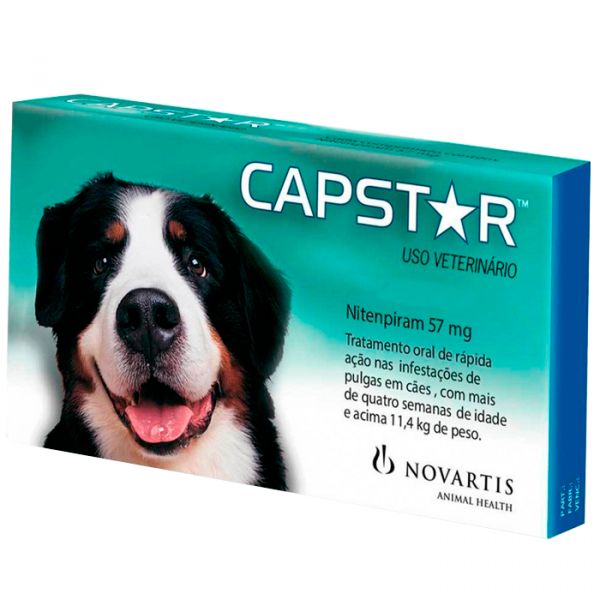 Capstar Cão 57mg 6comp VET