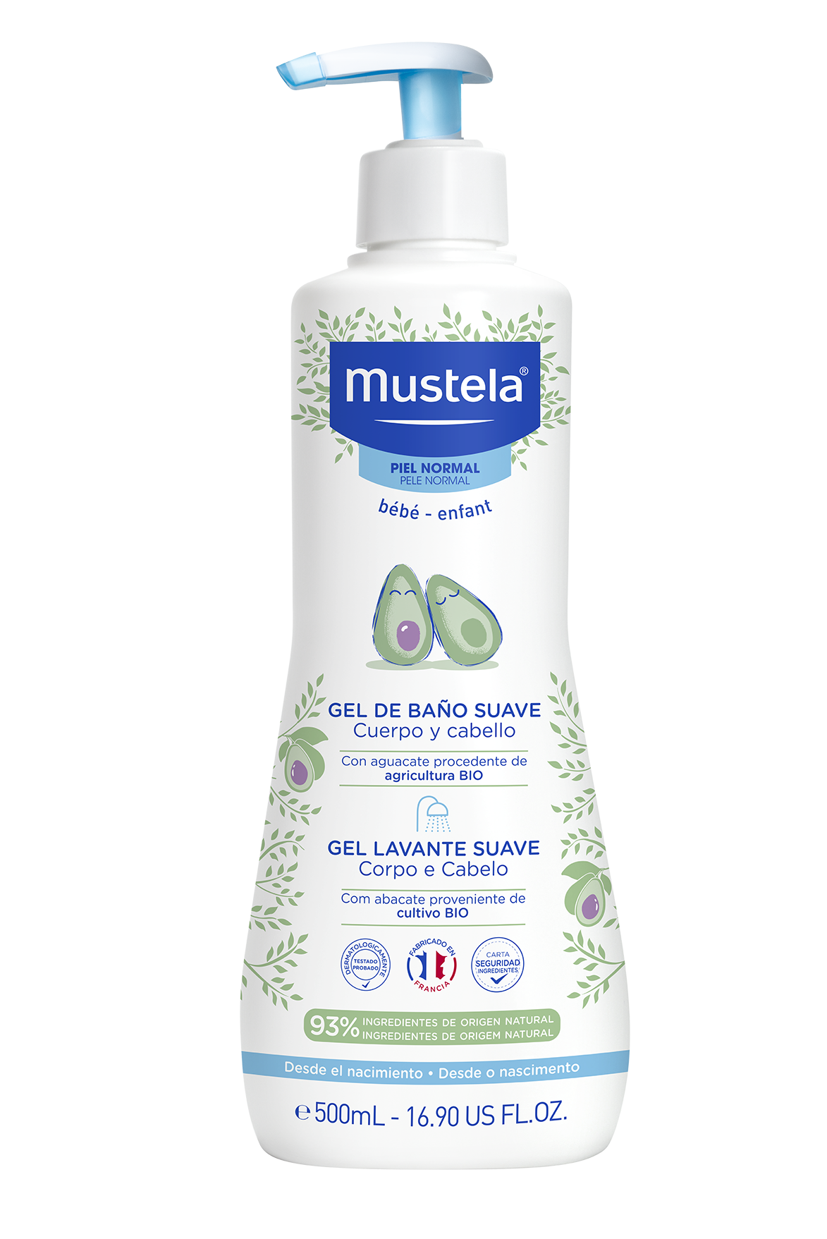Sabonete Líquido Der 500ml Mustela