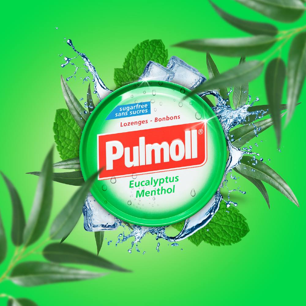 Pulmoll Pastilhas Eucalipto Mentol S/ Açúcar 45g